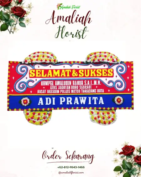 Papan Bunga Ucapan Selamat Antang Kalang